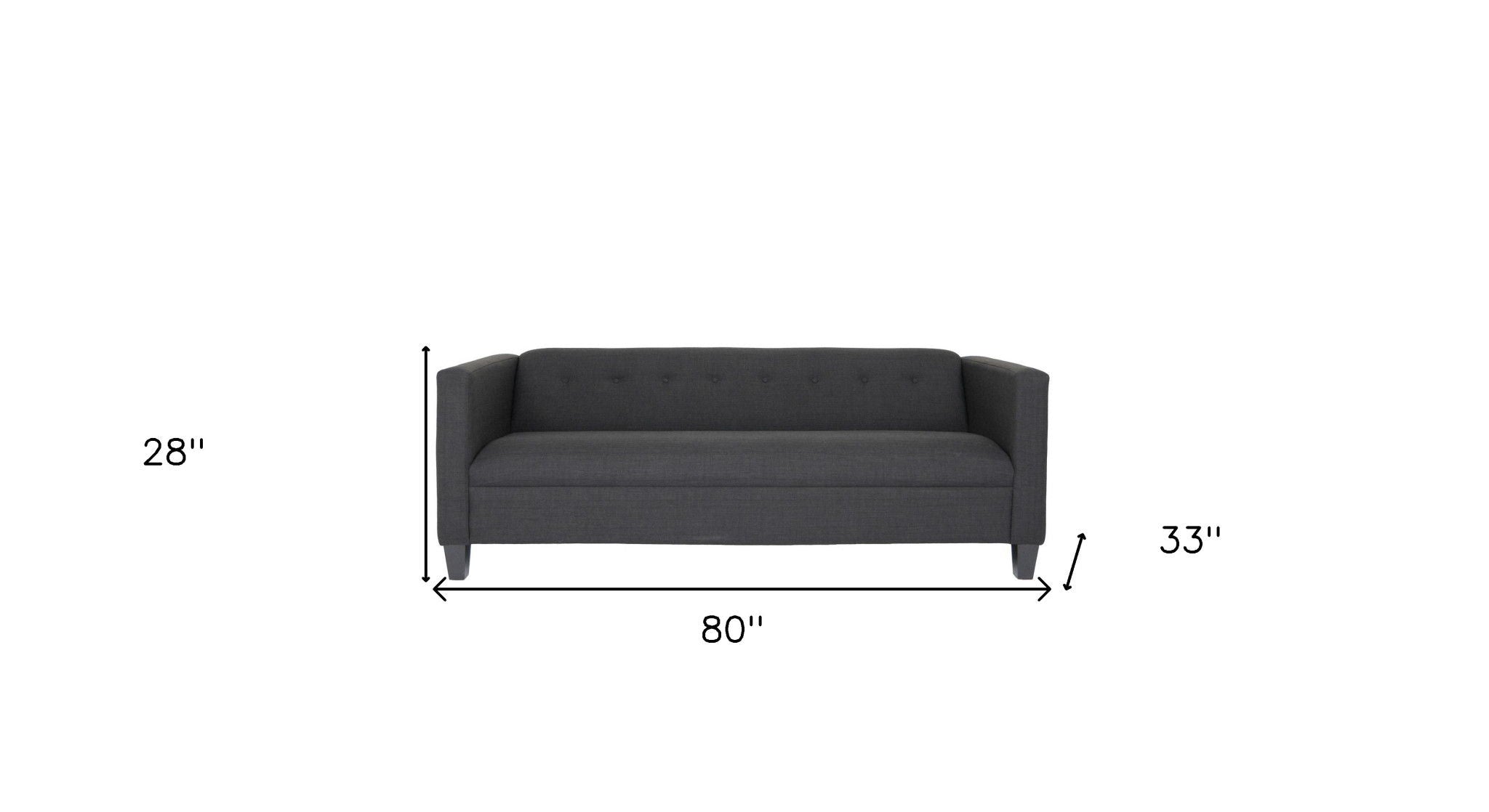 Polyester Sofa - Black