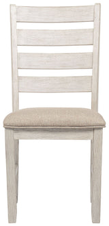 Skempton - White - Dining UPH Side Chair (Set of 2) by Signature Design by Ashley® | Bel Furniture