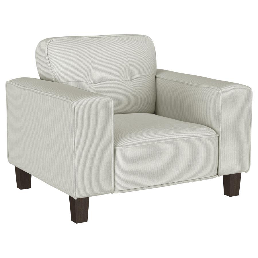 Deerhurst - Upholstered Tufted Track Arm Sofa Set by Coaster Fine Furniture | Bel Furniture