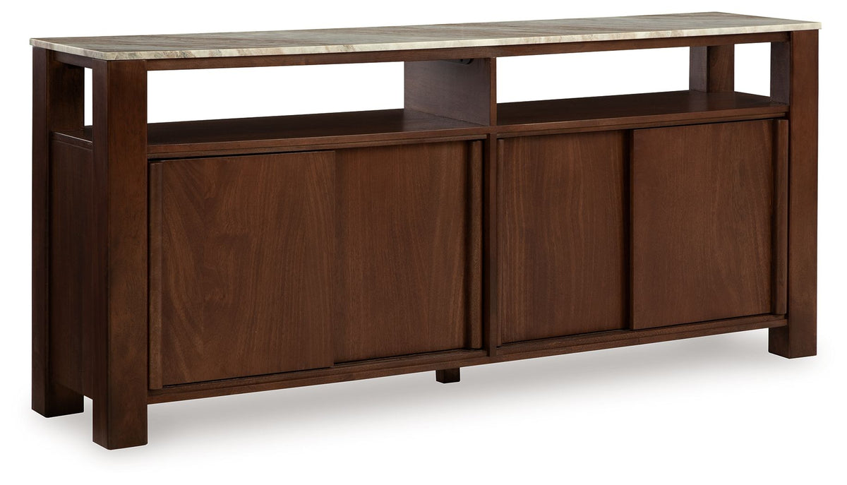 Tobinville - Dark Brown - Accent Cabinet by Signature Design by Ashley® | Bel Furniture