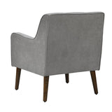 Ryder - Mid Century Modern Woven Fabric Tufted Armchair by Lilola Home | Bel Furniture