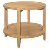 Camillo - Round Solid Wood Table Light Brown End Tables by Coaster Fine Furniture | Bel Furniture