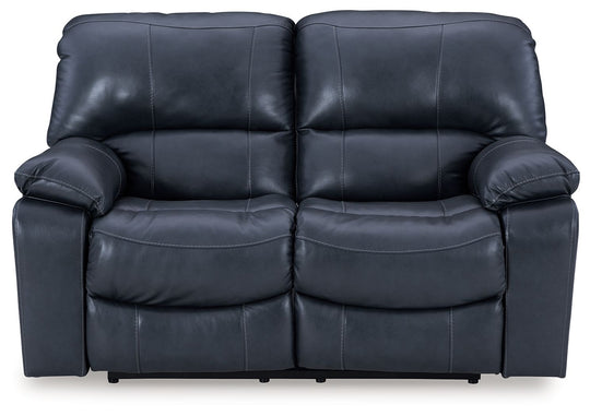 Leesworth - Reclining Loveseat Blue Power Reclining by Signature Design by Ashley® | Bel Furniture