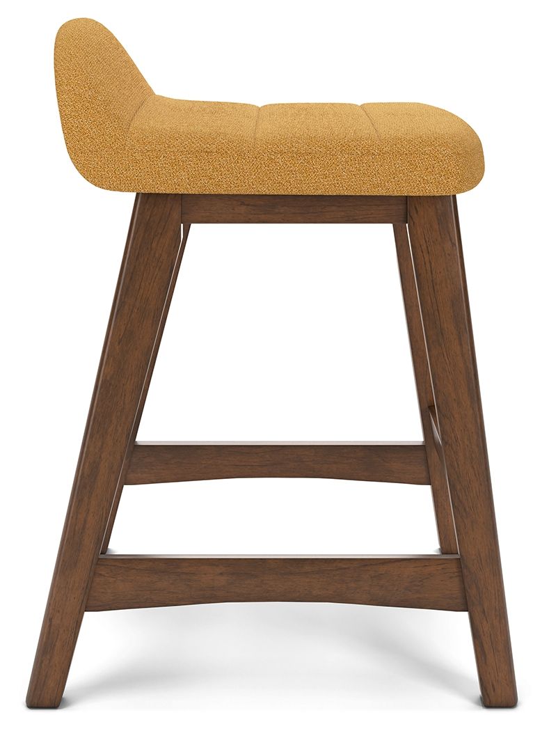 Lyncott - Upholstered Barstool (Set of 2) by Signature Design by Ashley® | Bel Furniture