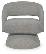 Nashkins - Swivel Accent Chair - Pebble