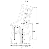 Middleton - Extension Leaf Dining Set by Coaster Fine Furniture | Bel Furniture