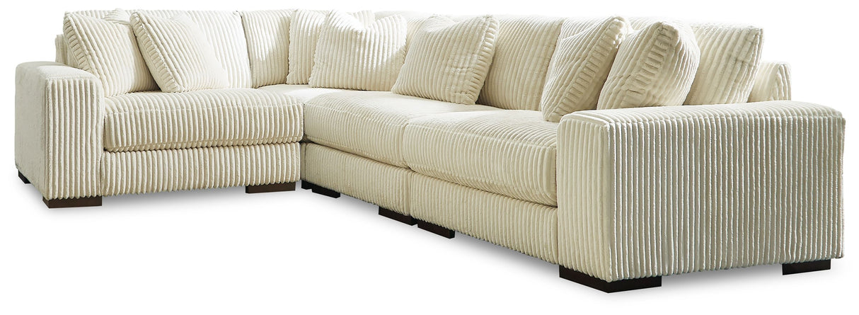 Lindyn - Sectional Beige 4 Pc. Sectional by Signature Design by Ashley® | Bel Furniture