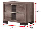 Rangley - Night Stand by Crown Mark | Bel Furniture
