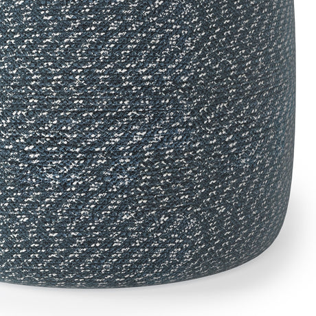 Bayley - Versatile Round Braided Pouf by Simpli-Home | Bel Furniture
