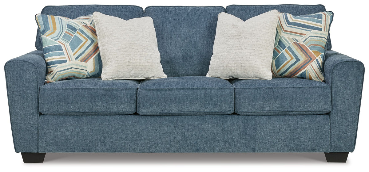 Cashton - Sofa Sleeper Blue Queen by Signature Design by Ashley® | Bel Furniture