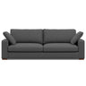 Charlie - Deep Seater Sofa Dark Gray 40"W x 96"D x 32"H by Simpli-Home | Bel Furniture