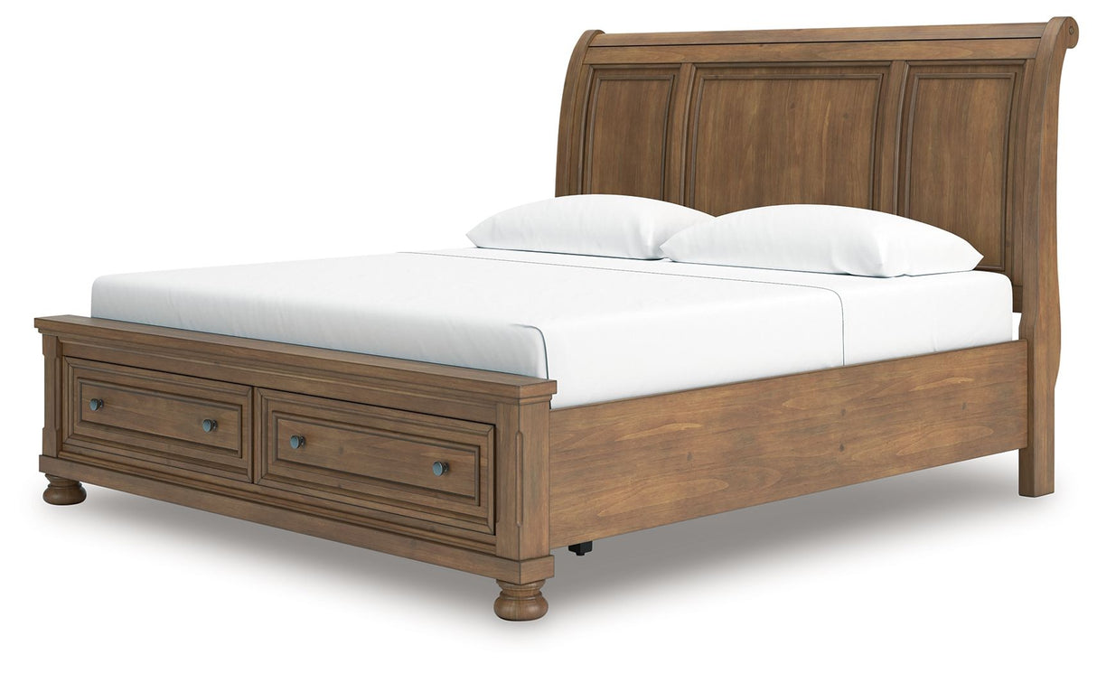 Feddinger - Storage Sleigh Bed