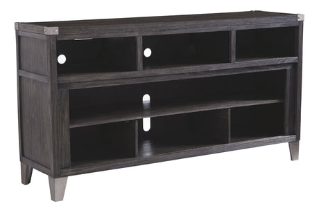 Todoe - Gray - LG TV Stand w/Fireplace Option by Signature Design by Ashley® | Bel Furniture
