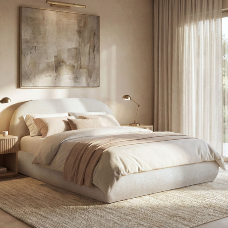 Archie Puffy Grounded - Upholstered Platform Bed - view 42