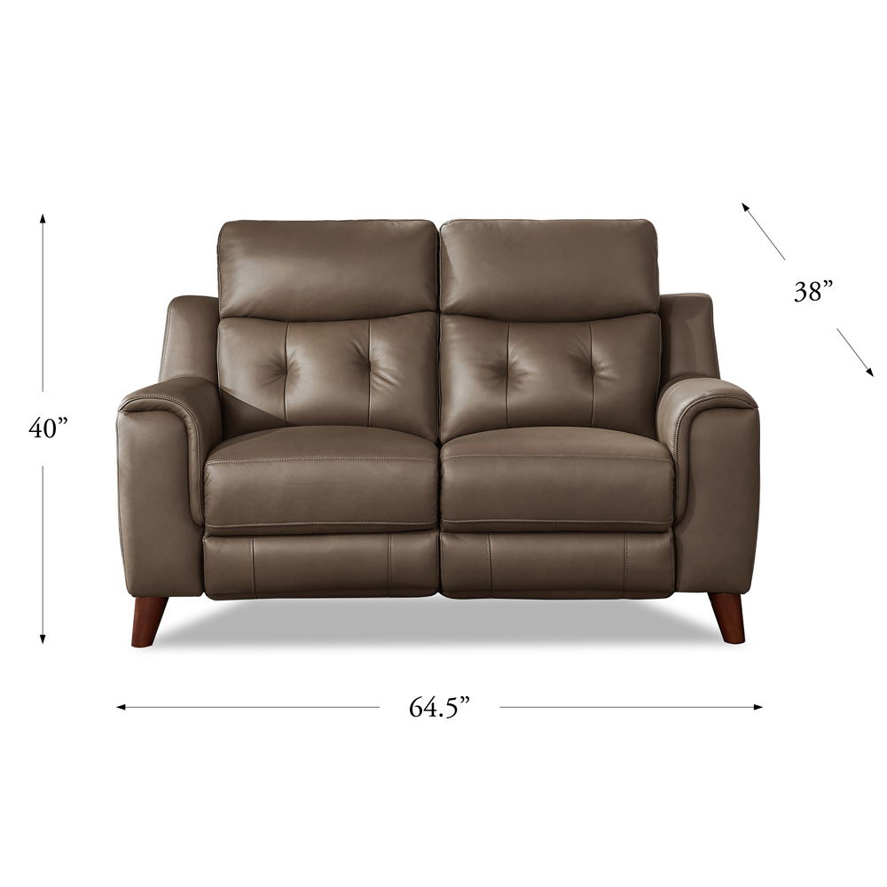 Torino - Power Headrest Zero Gravity Reclining Loveseat - Brown