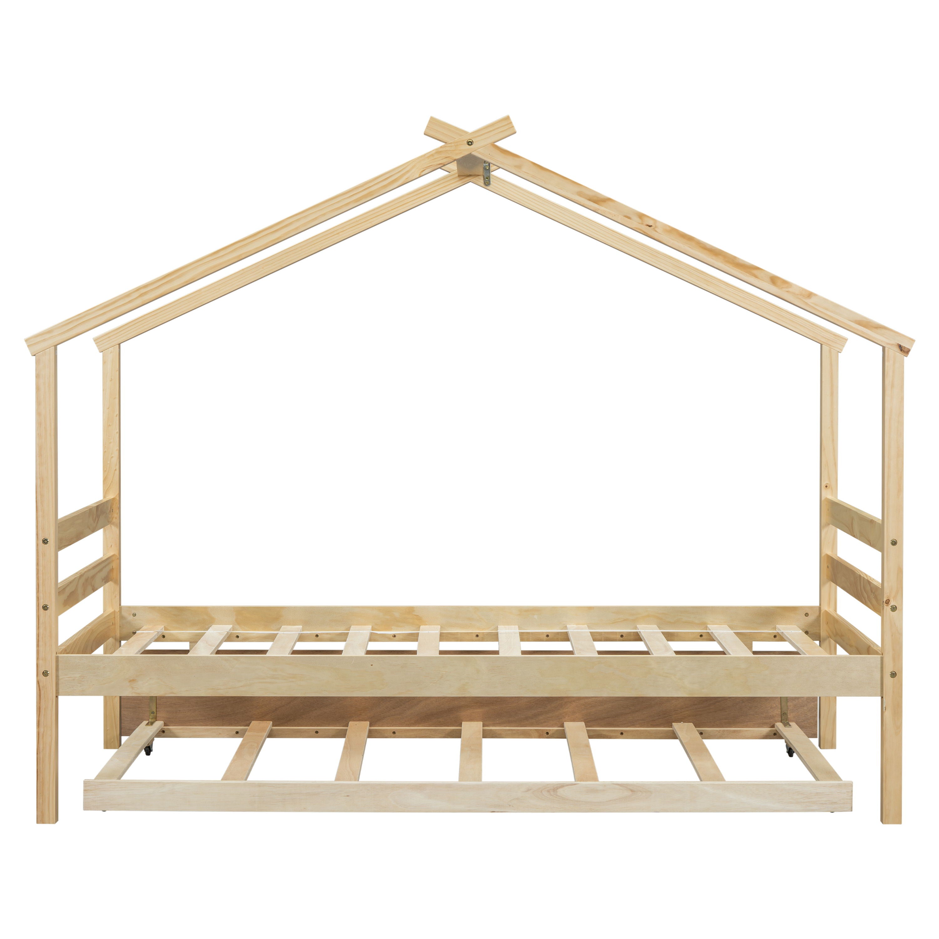 House-Shaped Bed With Trundle