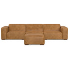 Rex - Handcrafted Sectional Sofa And Ottoman