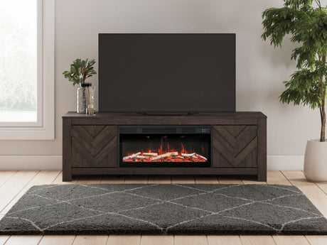 Cayboni - LG TV Stand With Fireplace Option - view 40