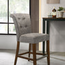 Auggie - 20.5" Fabric Counter Height Chair With Nailhead Trim by Lilola Home | Bel Furniture