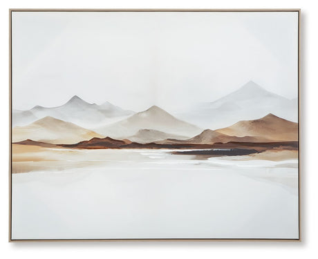 Karalen - White / Gray / Brown - Wall Art by Signature Design by Ashley® | Bel Furniture