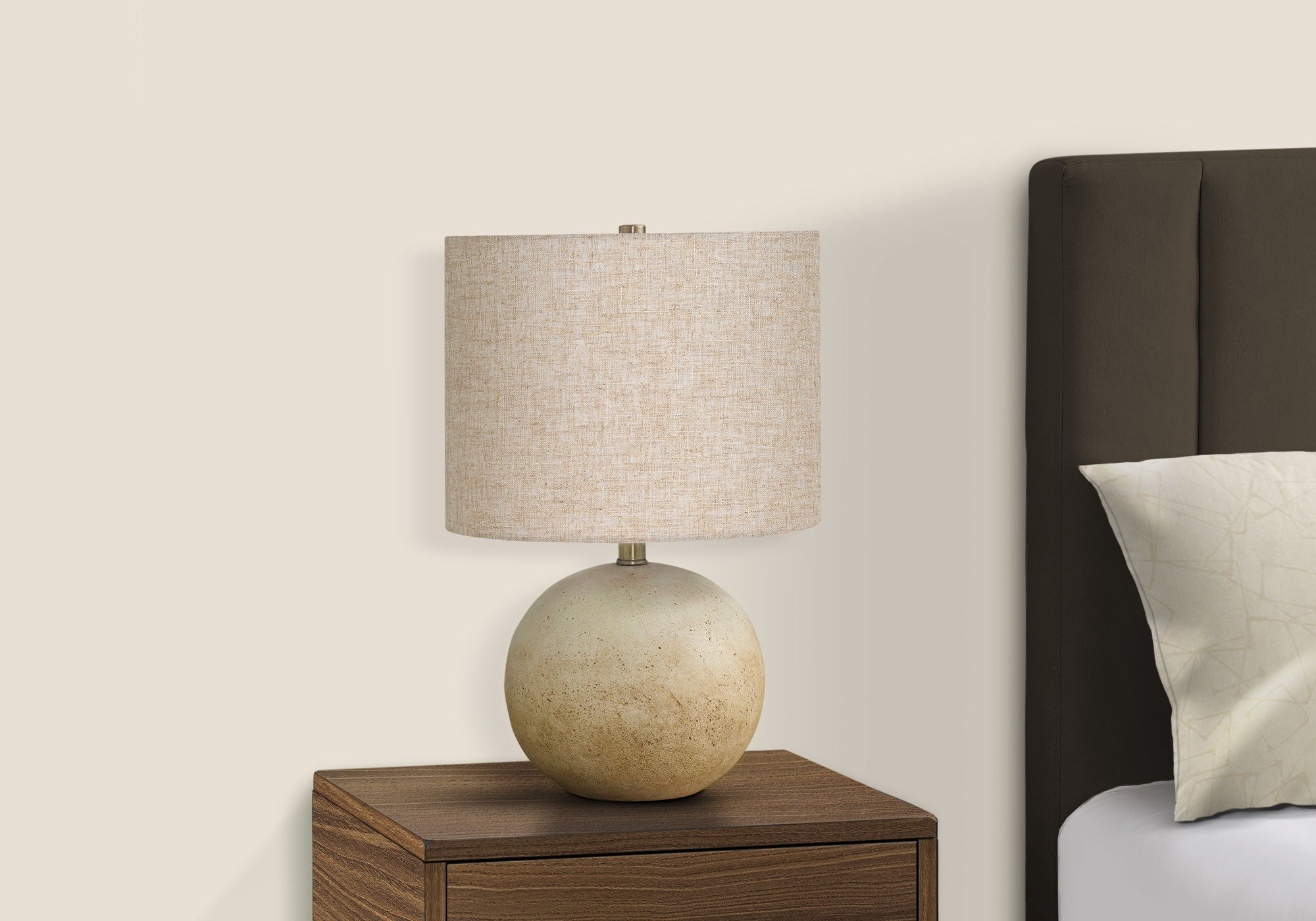 Lighting, Table Lamp, Concrete, Resin, Contemporary - Beige