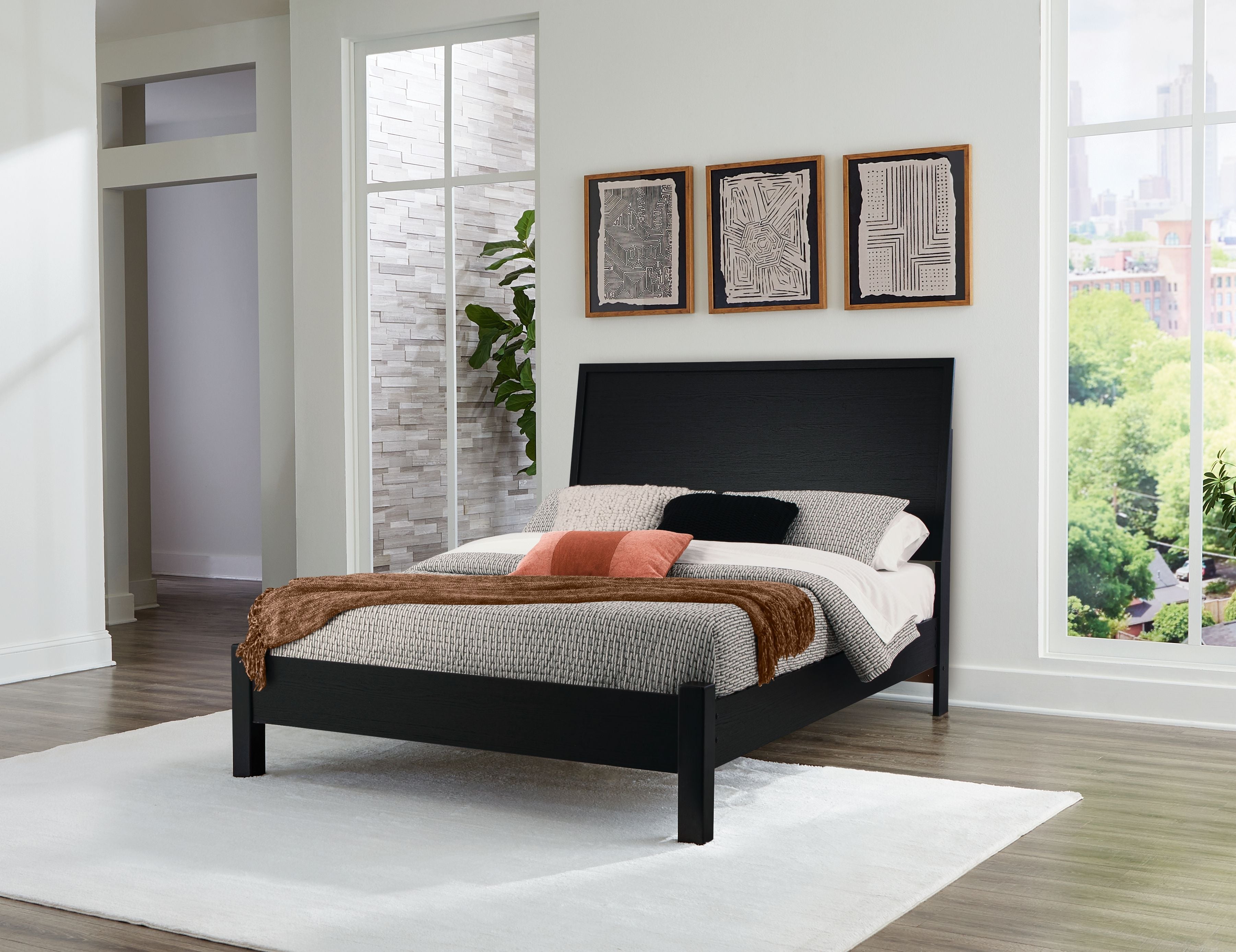 Danziar - Panel Bed With Low Footboard