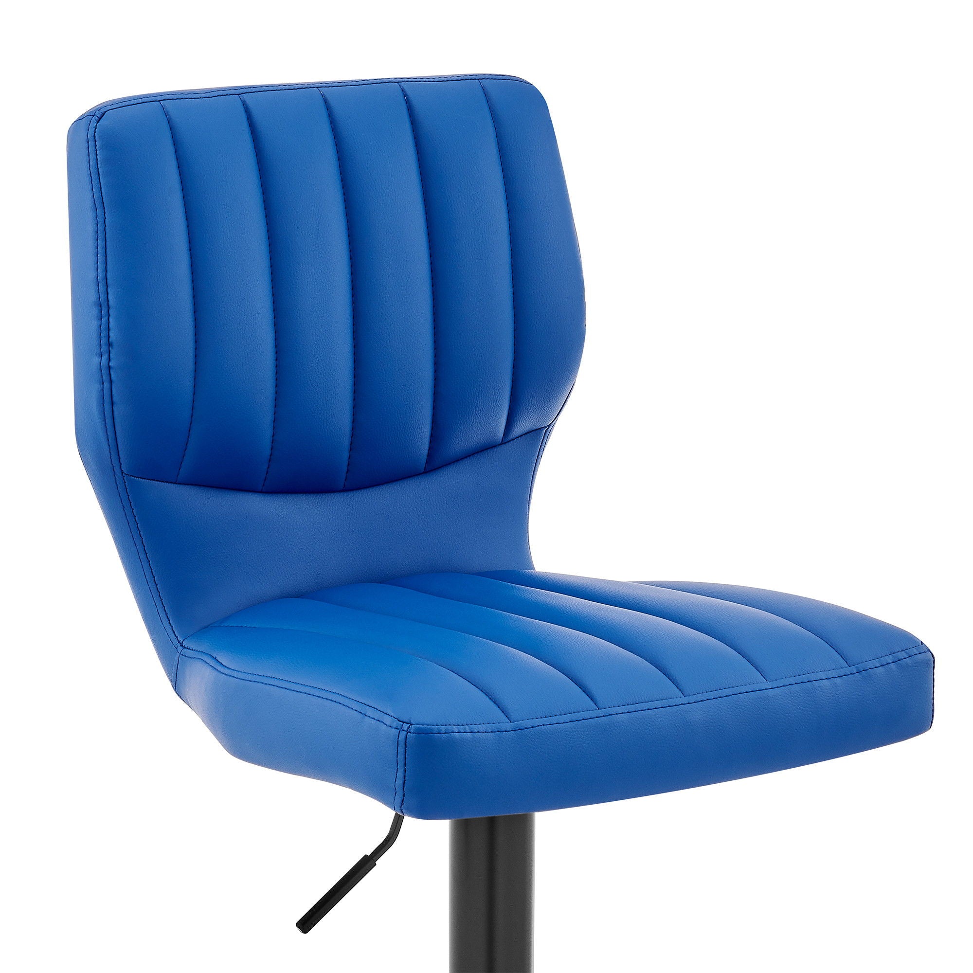 Swivel Adjustable Height Bar Chair - Blue / Black