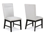 Sebastian - Side Chair (Set of 2) - Black / Gray by Crown Mark | Bel Furniture