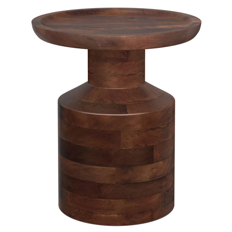 Haynes - Handcrafted Wooden Accent Table - view 5
