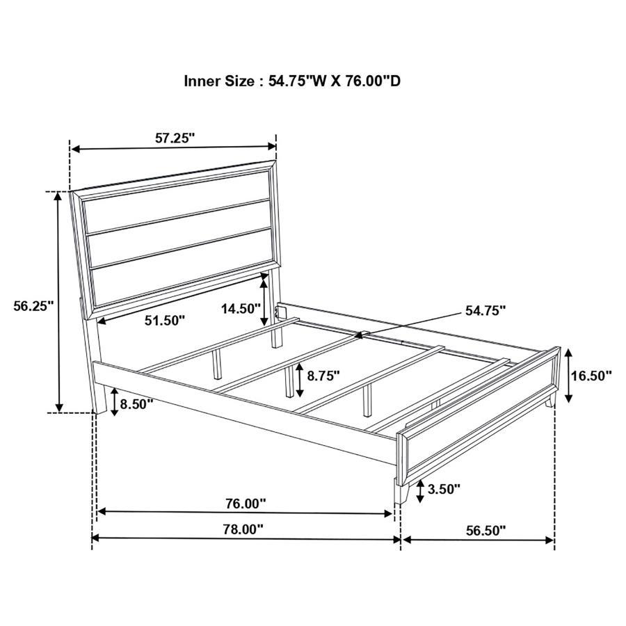 Watson - Wood Panel Bed