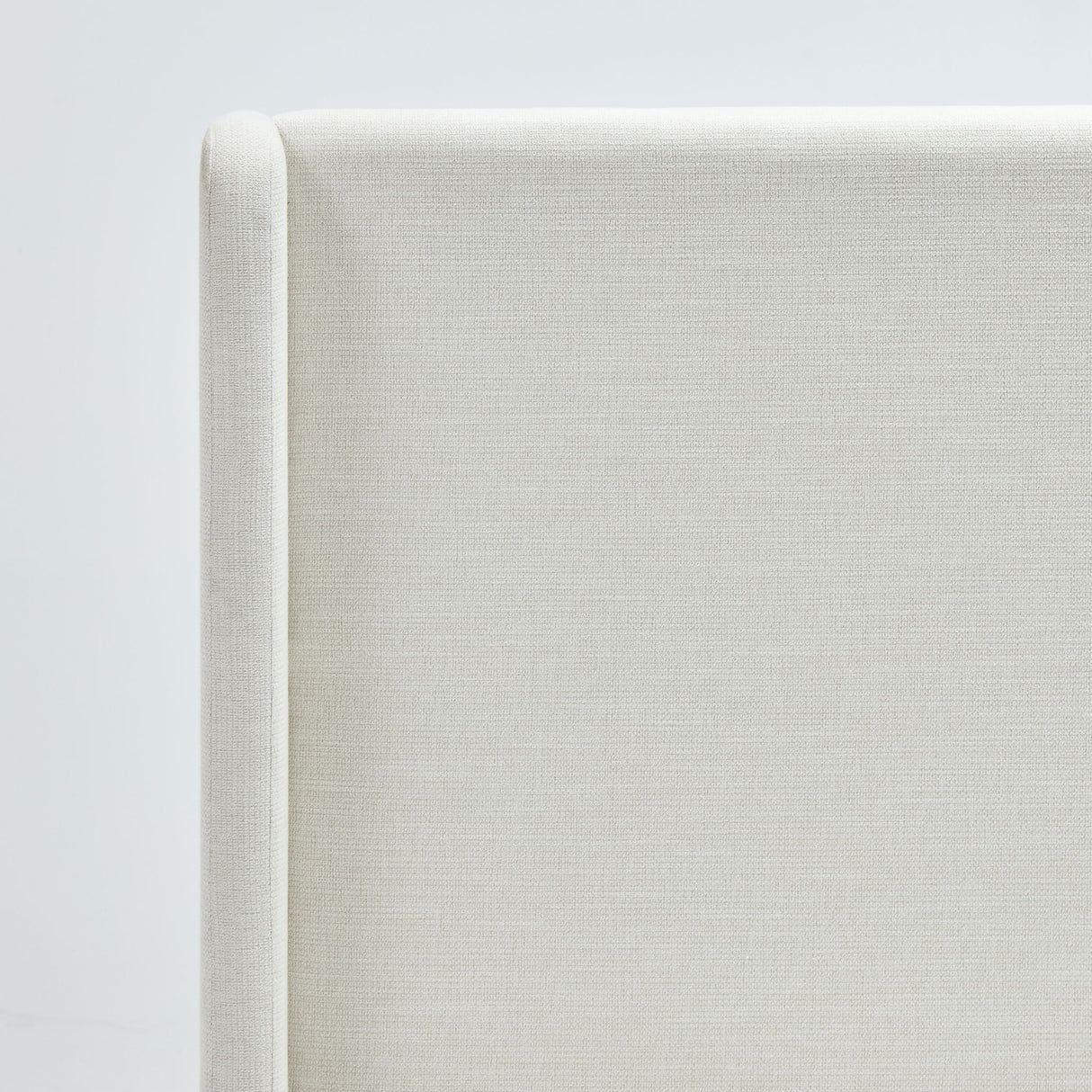 Carmen - Full Size Upholstered Wingback Bed - Ivory