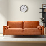 Axten - Sofa - Orange by Ashcroft Furniture | Bel Furniture
