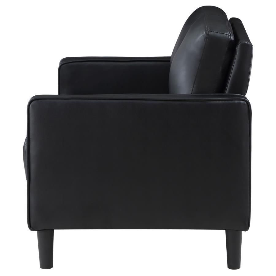 Ruth - Upholstered Track Arm Loveseat by Coaster Fine Furniture | Bel Furniture