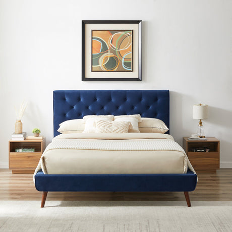 Dillon - Mid-Century Platform Bed - view 10