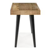 Durham - Bench - Distressed Natural by Simpli-Home | Bel Furniture