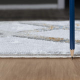 Nova - 2'7" X 7' Polypropylene Area Rug - Multi / White by Icona Home Decor | Bel Furniture