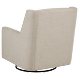 Sorrel - Fabric Upholstered Swivel Glider Arm Chair - Latte