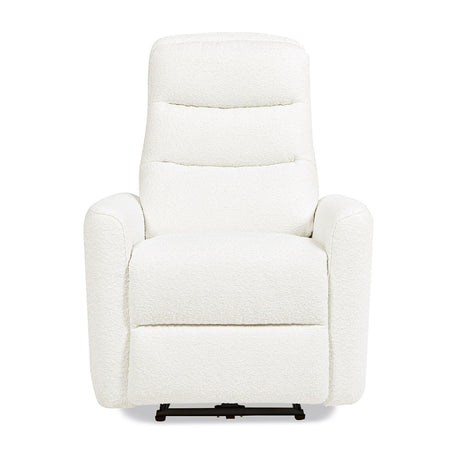 Bloomy - High Back Power Recliner Motion Chair - Chiffon White - view 10