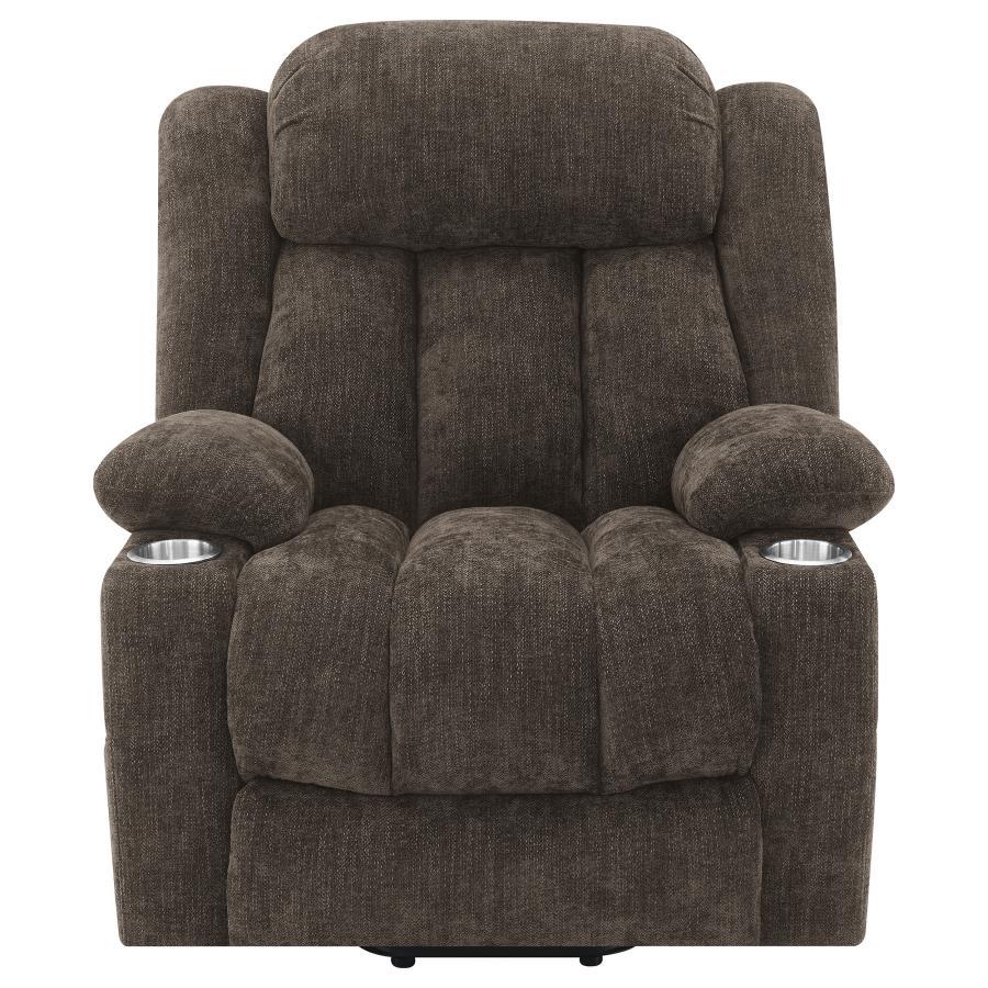 Houston - Upholstered Power Lift Recliner Chair by CoasterEveryday | Bel Furniture