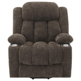 Houston - Upholstered Power Lift Recliner Chair by CoasterEveryday | Bel Furniture