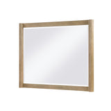 Sarai - Mirror With Sleek Frame And Rounded Sides - Brown