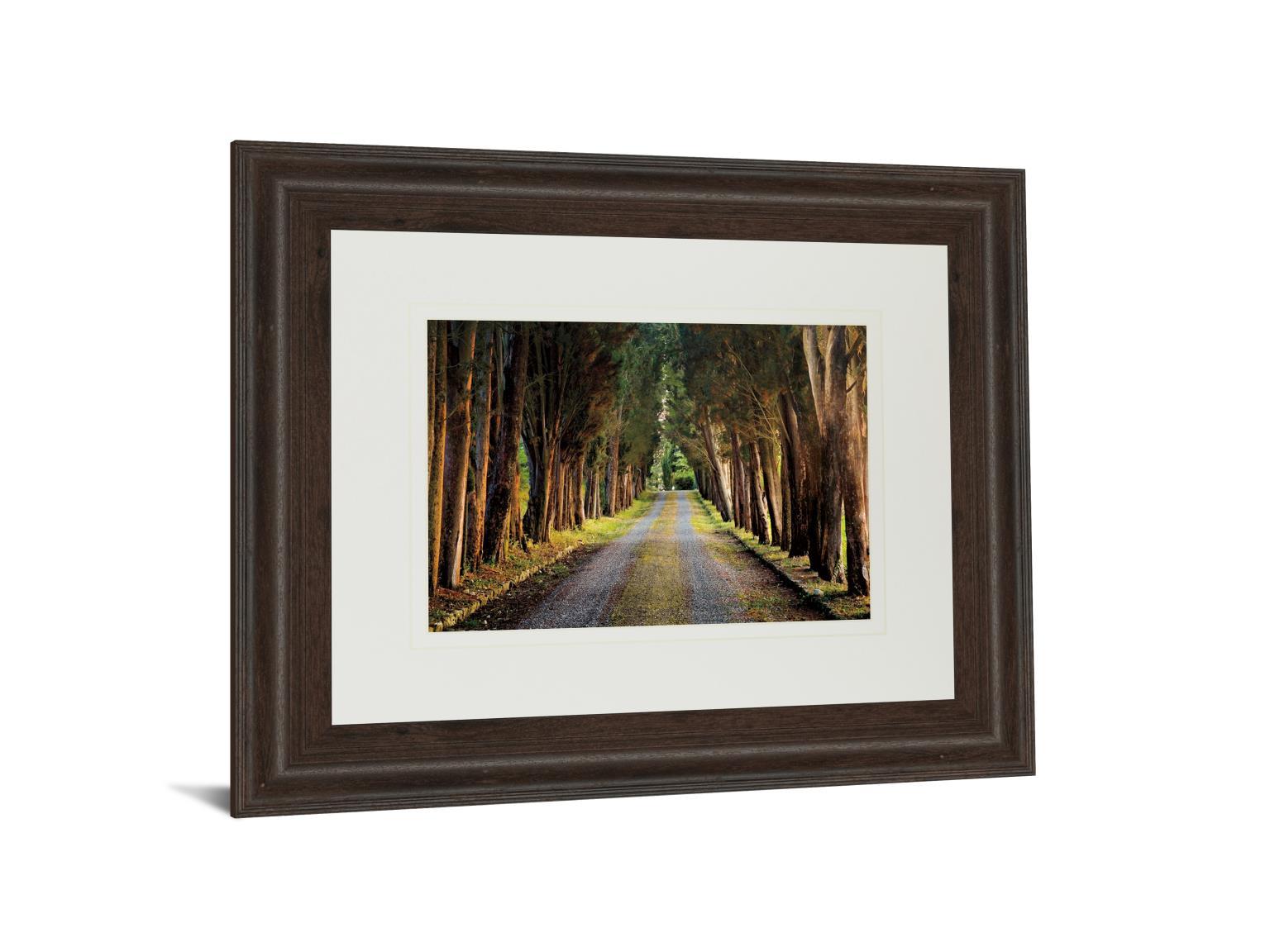 Tree Tunnel By Michael Tunnel And Mossy Oak Native Living - Framed Print Wall Art - Green