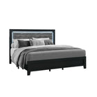 Carlos - 5 Pieces Queen Bedroom Set, Modern Design - Black