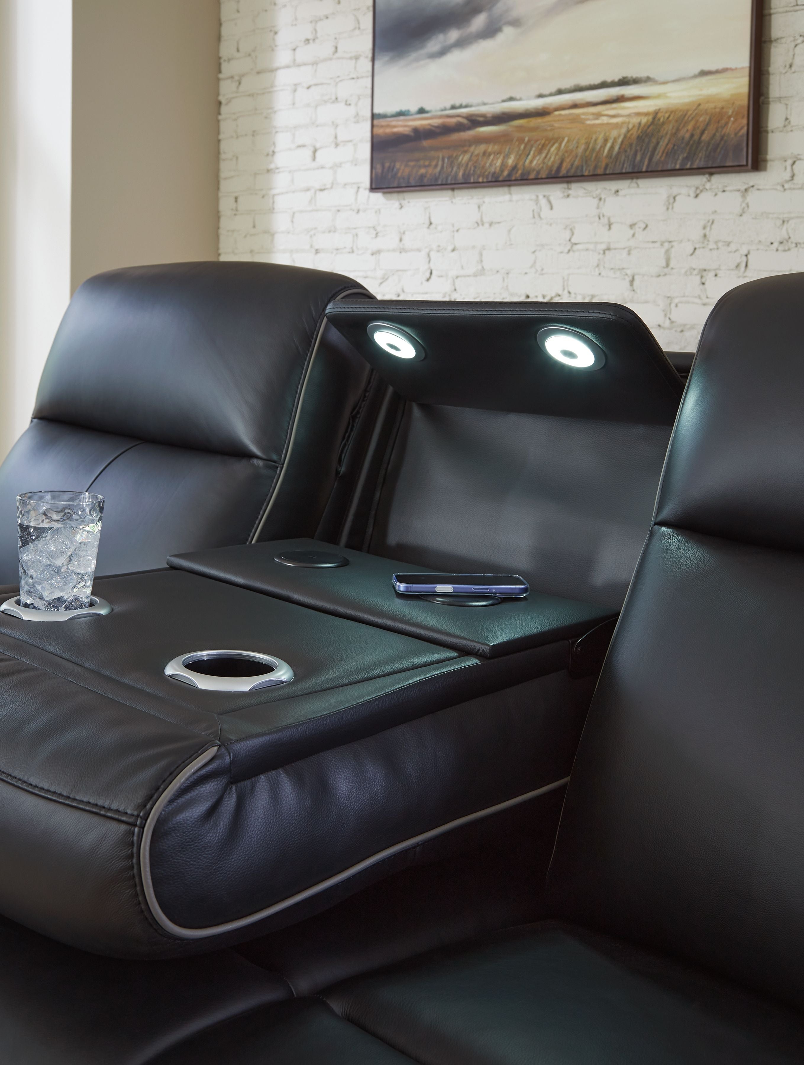 5Z-Comfort - Relaxation - Power Reclining Sofa With Adj Headrest - Rec