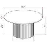 Rowena - Faux Marble Coffee Table Set by Coaster Fine Furniture | Bel Furniture