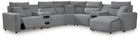 ModMax II - Salt And Pepper - Reclining Sectional