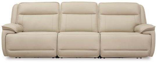 Double Deal - Reclining Sectional Dark Brown 3 Pc. Power Reclining Sofa Sectional by Signature Design by Ashley® | Bel Furniture