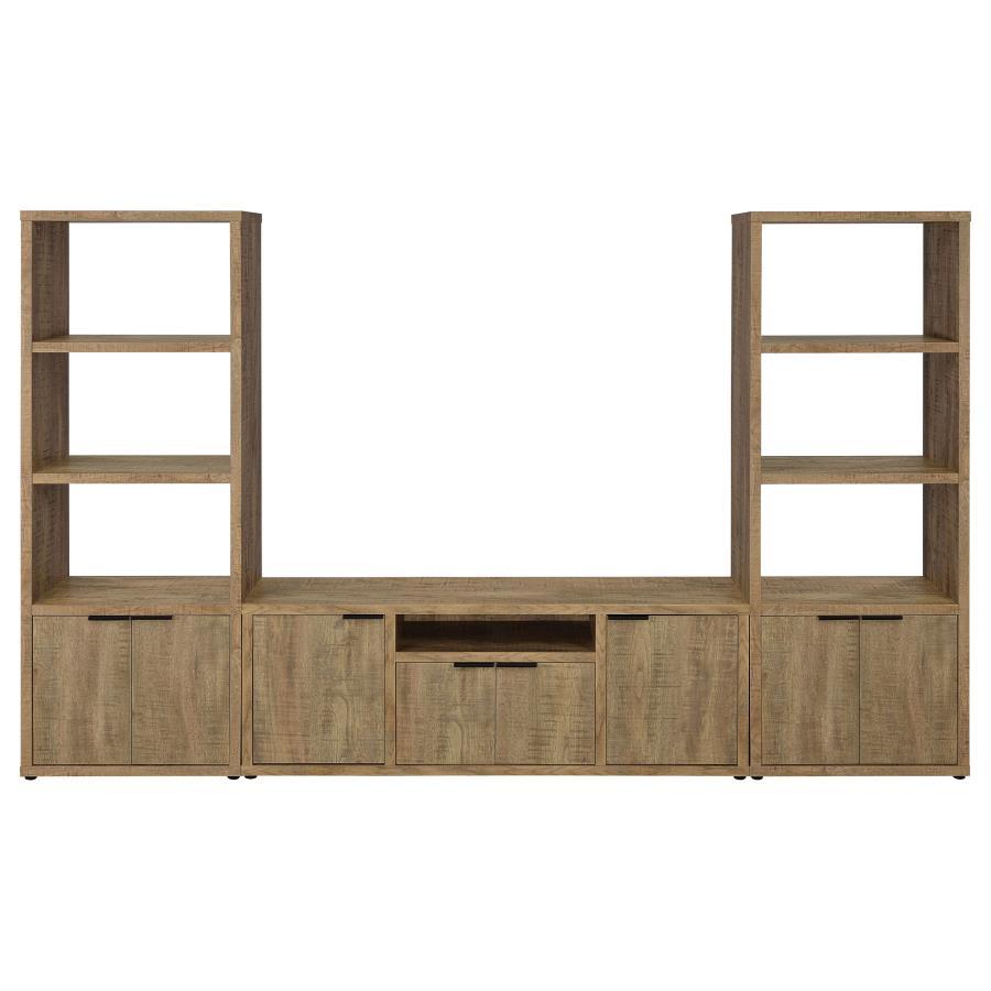 Tabby - 4 Door Engineered Wood TV Stand - Mango