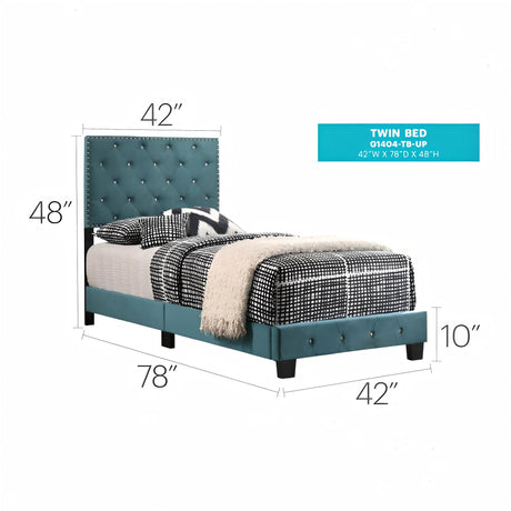 Luxurious Upholstered Bed - view 97