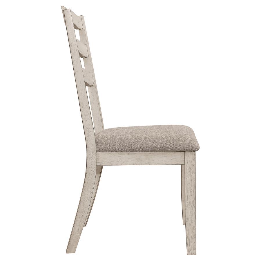 Ronnie - Wood Dining Side Chair (Set of 2) - Rustic Cream